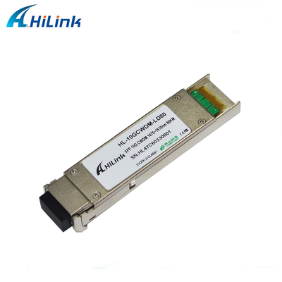 Hilink CWDM XFP 10 Gigbit Ethernet Transceiver 1470-1610nm XFP ZR 80KM SMF Dual LC