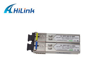1.25G 1310/1550nm Bidirectional Fiber Optic SFP Transceiver Module Single Mode DOM With SC/LC Connector