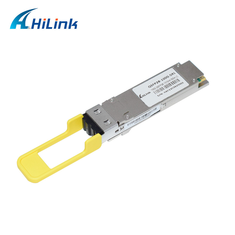 Hilink 100G QSFP28 DR1 Optical Transceiver Module 1310NM 500M Duplex LC Connector DDM