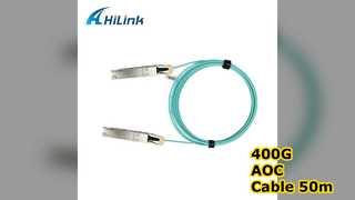 Câble AOC 400G QSFP-DD 50 m RoHS