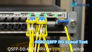 400G QSFPDD DR4 1310nm 500M sur Juniper Swirch