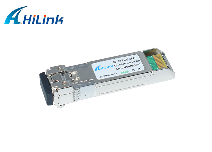 10G double longueur d'onde 1470nm de module de la fibre SFP+ 1610nm au ZR 80km LC pour 5G Data Center