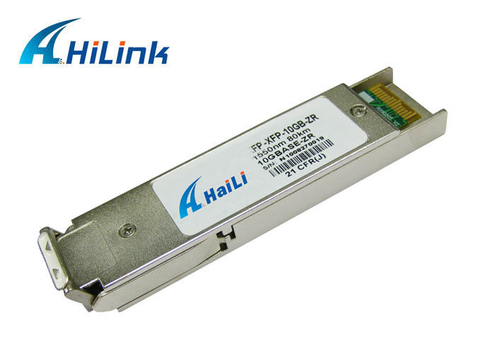 Émetteur-récepteur Cisco 10G XFP compatible, XFP 10G ZR 1550nm 80km réglable avec connecteur LC