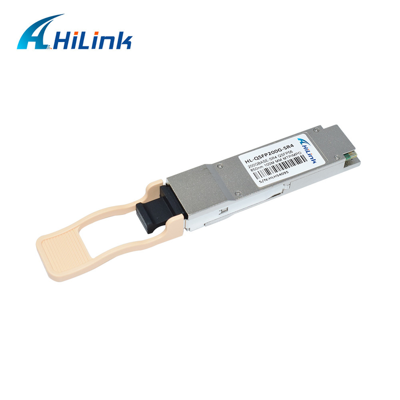 Ethernet optique du module PAM4 SR4 4×50G 100M Reach MMF MPO-12 d'émetteur-récepteur de 200G QSFP56
