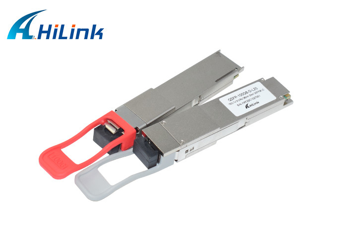 100GBASE - BX20 Module de récepteur optique QSFP28 LAN WDM 1280nm 1310nm 20km Transcepteur LC Simplex