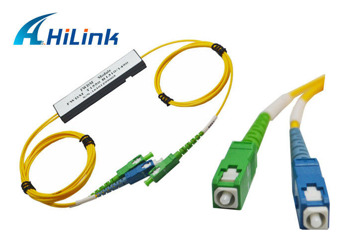 ≥ de fibre optique 50dB de directivité de filtre de multiplexeur de Division de longueur d'onde de FWDM