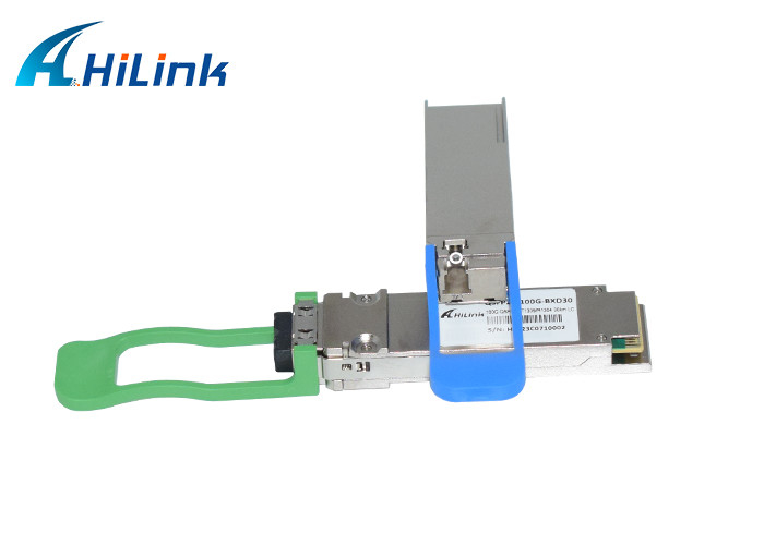 Fonction bidirectionnelle du connecteur DDM de la fibre simple 1304nm/1309nm 30km LC de 100GBASE-BX30 QSFP28 pour le réseau 5G