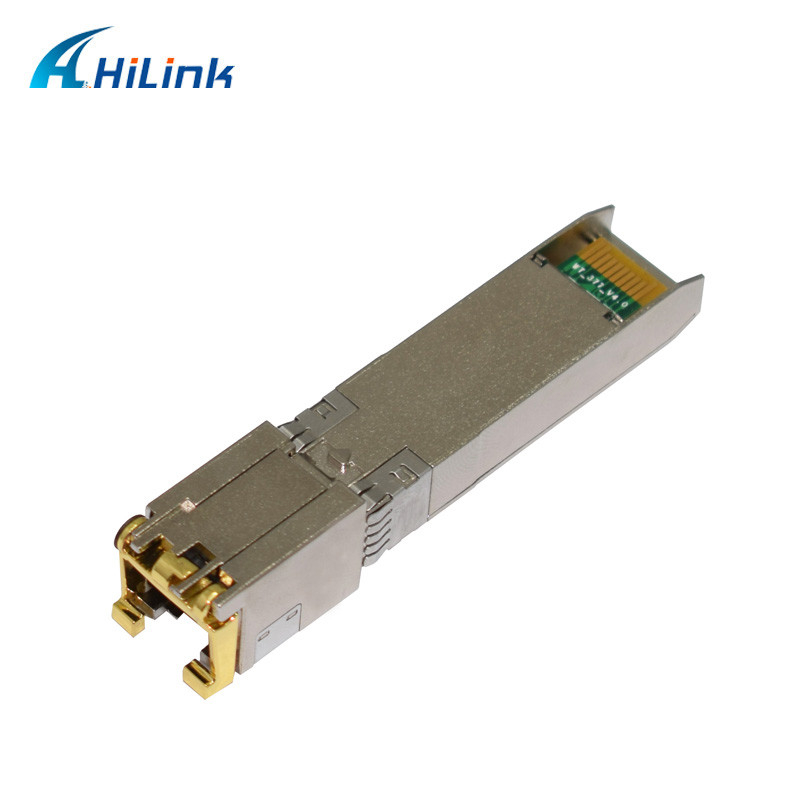 Module d'émetteur-récepteur optique à fibre optique 10G SFP 10G SFP-T avec connecteur RJ45