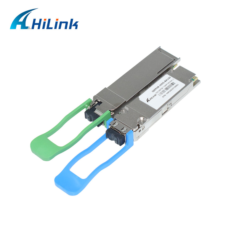 100GBASE-ER BIDI 40KM Simplex LC 1304/1309nm EML+APD QSFP28-BX-D40 émetteur-récepteur