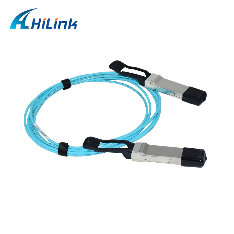 Le câble optique actif 40GBASE 3M QSFP AOC OM3 OM4 QSFP+ à QSFP+ AOC 3M