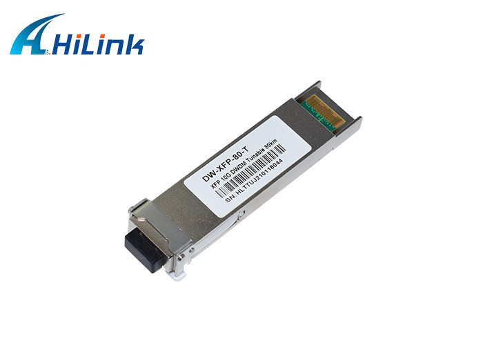 Émetteur-récepteur Cisco 10G XFP compatible, XFP 10G ZR 1550nm 80km réglable avec connecteur LC