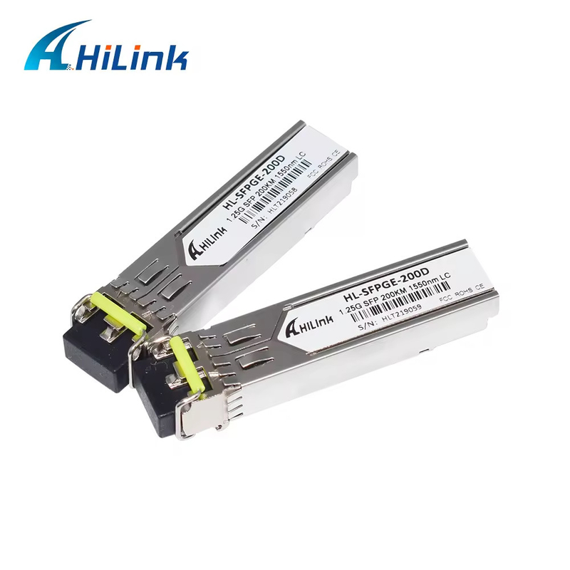 1000BASE 200KM GLC-ZX-SM-200 1.25G 1550nm 200KM SMF Transcepteur SFP double connecteur LC