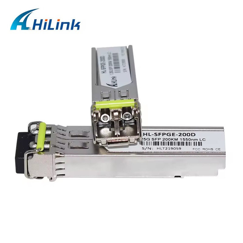 1000BASE 200KM GLC-ZX-SM-200 1.25G 1550nm 200KM SMF Transcepteur SFP double connecteur LC