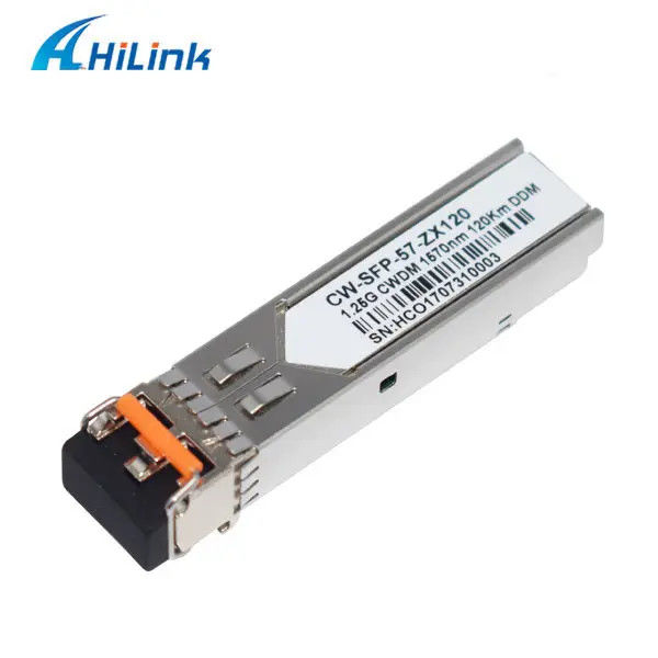 1.25G CWDM 120KM Transcepteur CWDM-SFP 1570nm CWDM Optique couleur 1000BASE DOM LC SMF