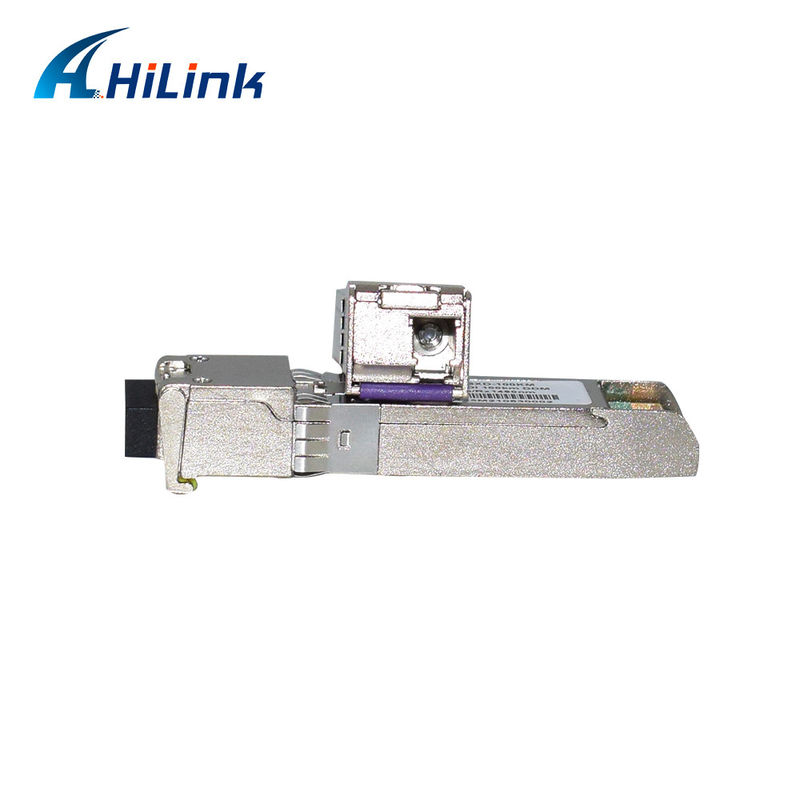 Émetteur-récepteur optique SMF BIDI 10G WDM SFP+ 100KM Tx1490nm/Rx1550nm avec émetteurs-récepteurs en fibre optique LC pour les réseaux FTTH