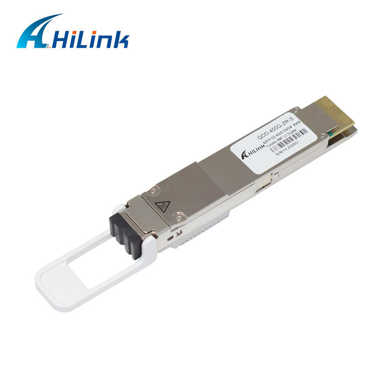 QSFP DD 400GBASE DWDM ZR 80KM Module émetteur-récepteur QDD-400G-ZR-S DWDM Tunable SMF LC DOM
