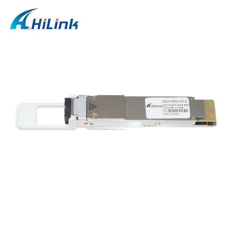 QSFP DD 400GBASE DWDM ZR 80KM Module émetteur-récepteur QDD-400G-ZR-S DWDM Tunable SMF LC DOM