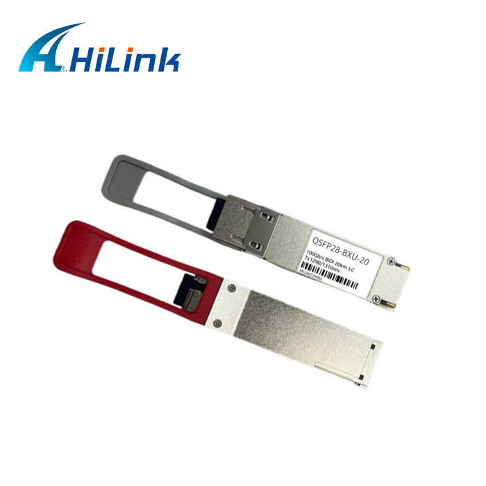 Module QSFP28 BiDi 100G Base pour environnement de 0 à 70°C, débit de données 10 km et 20 km
