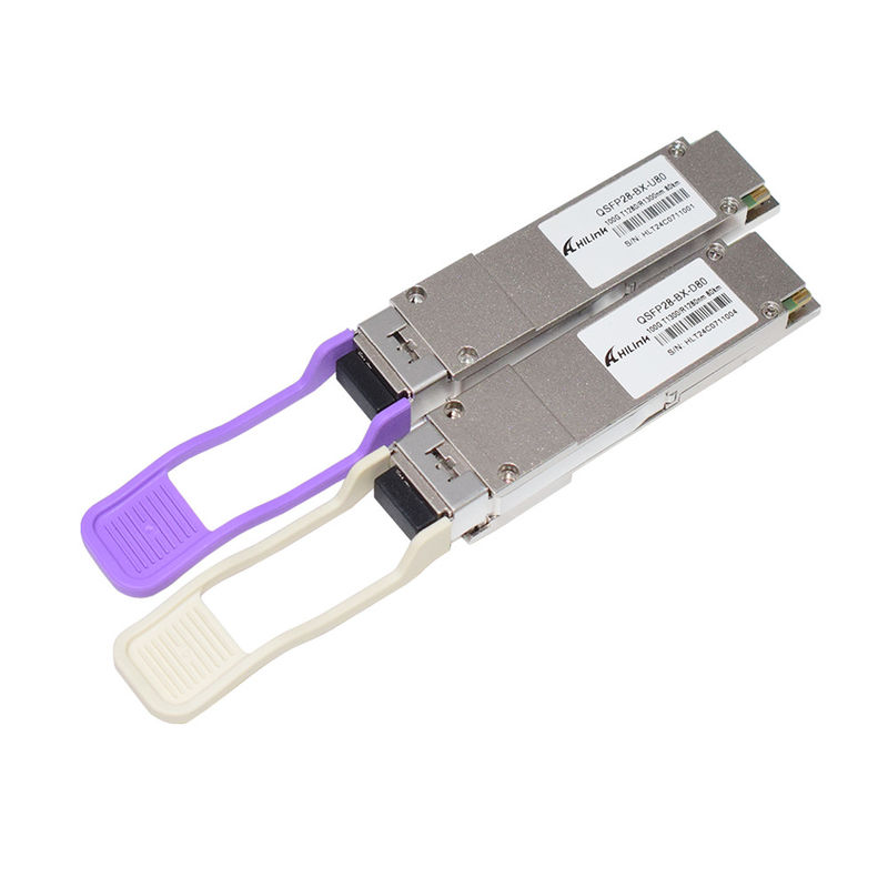 QSFP28 BIDI 100G ZR QSFP28 80KM 1280 / 1300NM 100GBASE-BX80 QSFP28 MODULE 80KM LC