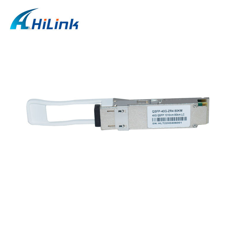 40G 80KM QSFP+ EML+APD LWDM 1295-1304NM Connecteur LC Module émetteur-récepteur à température commerciale