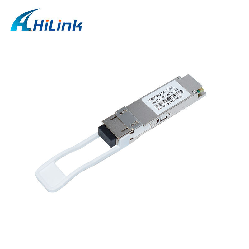 40G 80KM QSFP+ EML+APD LWDM 1295-1304NM Connecteur LC Module émetteur-récepteur à température commerciale
