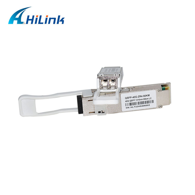 40G 80KM QSFP+ EML+APD LWDM 1295-1304NM Connecteur LC Module émetteur-récepteur à température commerciale