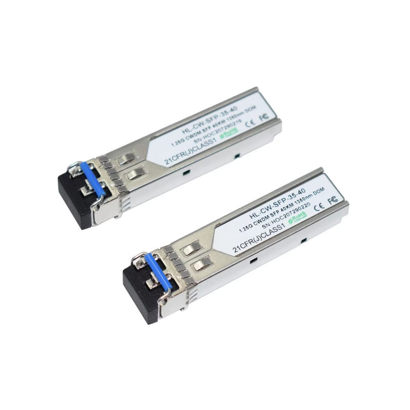 Hilink 1.25G CWDM SFP Transcepteur à fibre optique 1350nm 40km pour le centre de données