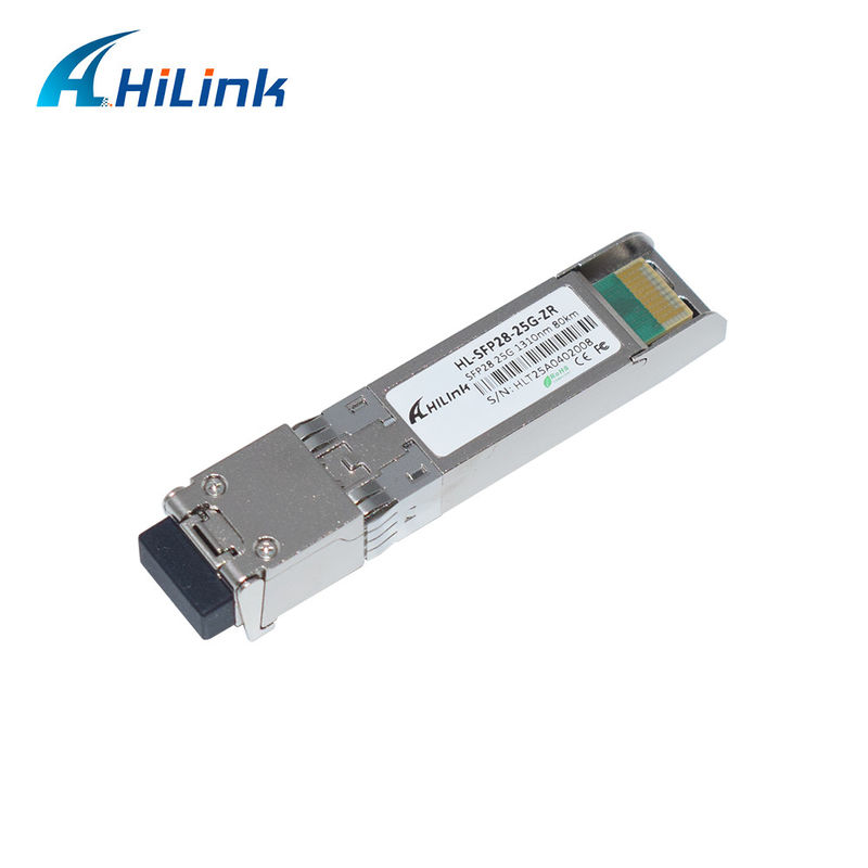 25G ZR SFP 80KM LC 25G Ethernet Transcepteur SFP DOM 1310nm Transcepteurs à fibre optique