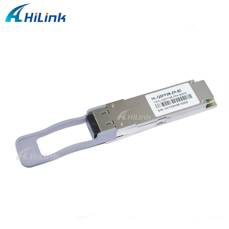 Connecteur LC SOA Broche Transceiver Fibre Optique Bon Produit de Réseau de Communication QSFP28 ZR4 80KM LWDM4 1295-1304NM