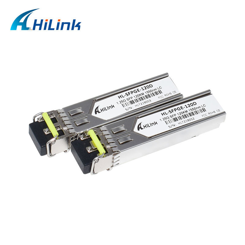 HL-SFPGE-120D HILINK Émetteur-récepteur SFP 1.25G 1550nm Connecteur LC DDM Module GBIC pour Longue Distance 120km et Performances Stables