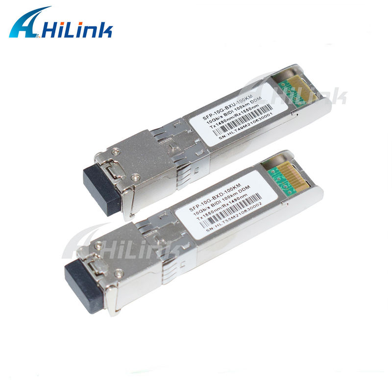10G SFP BIDI Module émetteur-récepteur 3- 100KM Portée 1490/1550NM EML APD pour le réseau à longue distance rapide