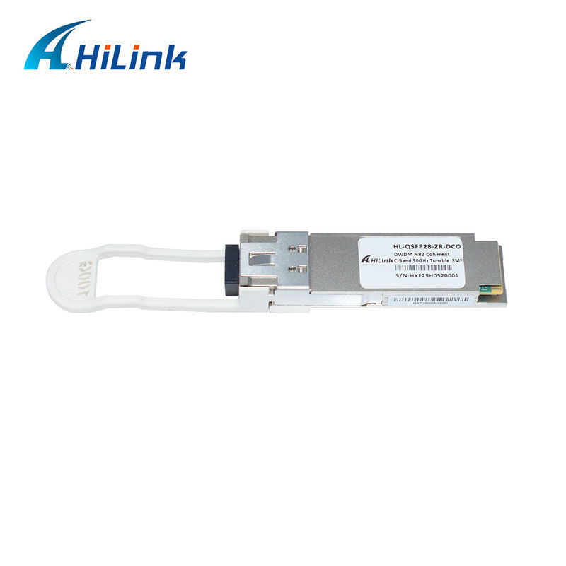 Émetteur-récepteur optique cohérent numérique QSFP28 DCO ZR HL-QSFP28 avec débit de données de 100G et connecteur LC