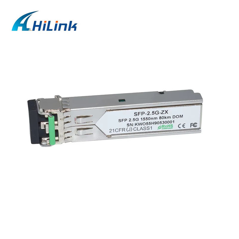 Fabrique professionnelle 2.5G SFP 80KM 1550nm LC connecteur module à fibre optique