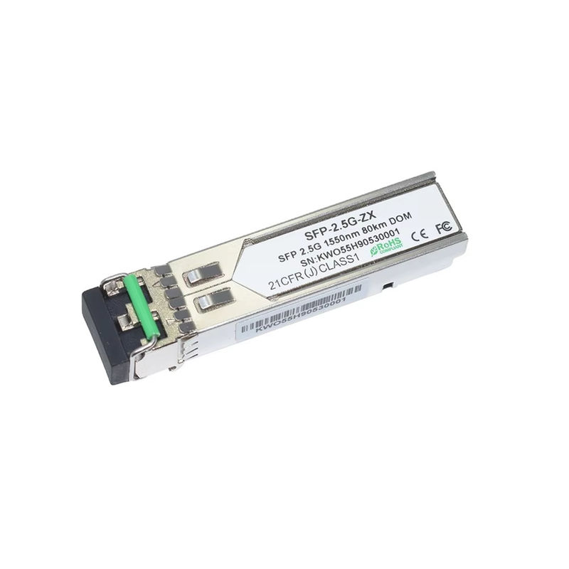 Fabrique professionnelle 2.5G SFP 80KM 1550nm LC connecteur module à fibre optique