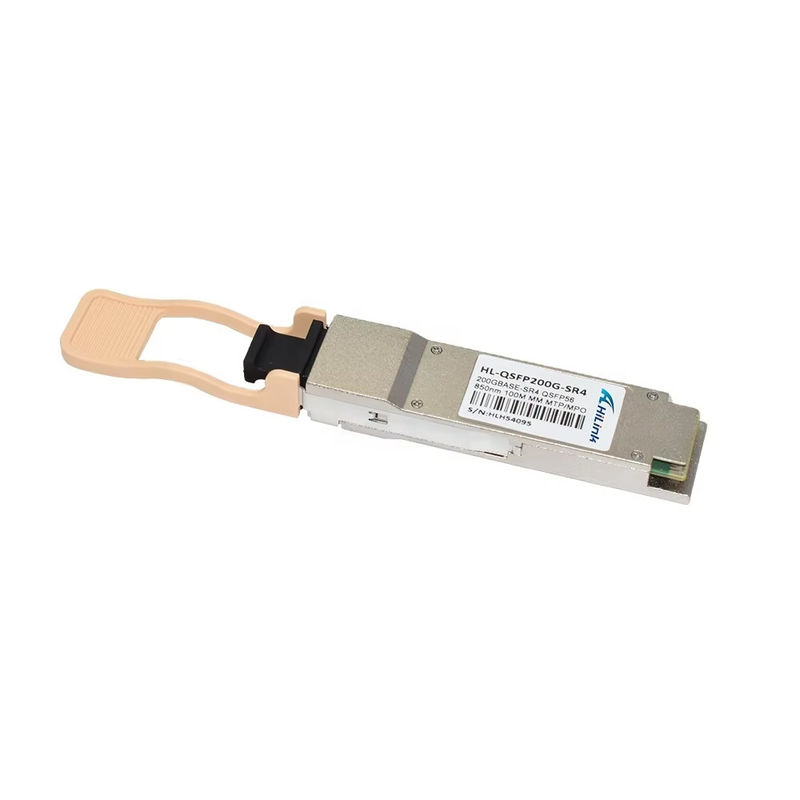 Émetteur-récepteur QSFP56 de base 200G SR4 850NM portée 100M multimode connecteur MPO module à fibre optique