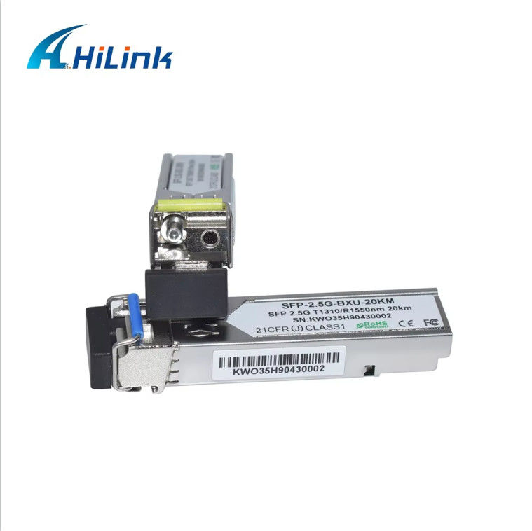 Module SFP du connecteur LC Hilink 2.5G Base BIDI 20KM WDM 1310NM/1550NM