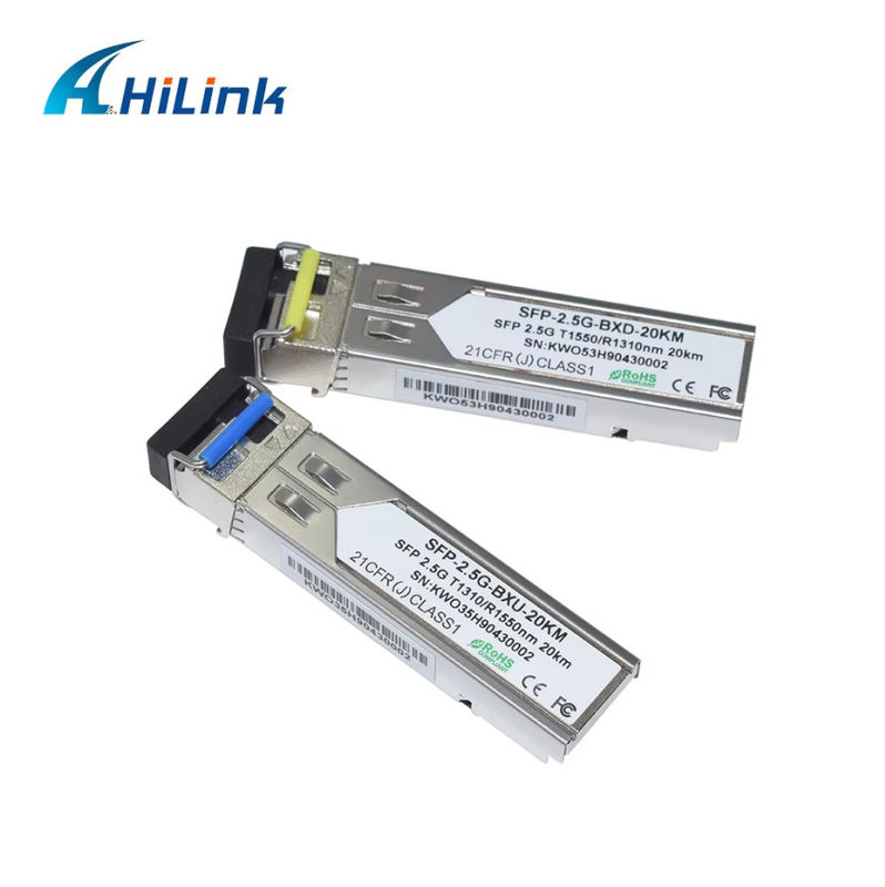 Module SFP du connecteur LC Hilink 2.5G Base BIDI 20KM WDM 1310NM/1550NM