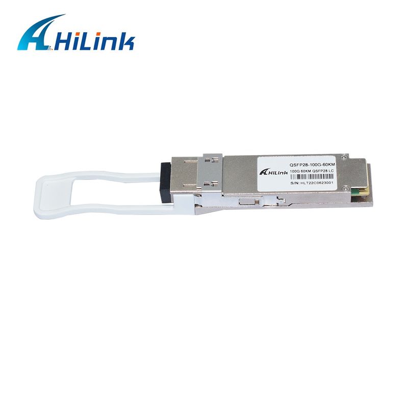 100Gb/s 60km QSFP28 Transcepteur à chaud double connecteur LC EML+PIN avec SOA Mode unique DDM