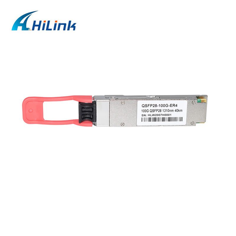 Module d'émetteur-récepteur optique QSFP28 ER4 de 100 Gb/s 40 KM encastrable à chaud en duplex LC LAN WDM APD SMF conforme à la norme RoHS-6