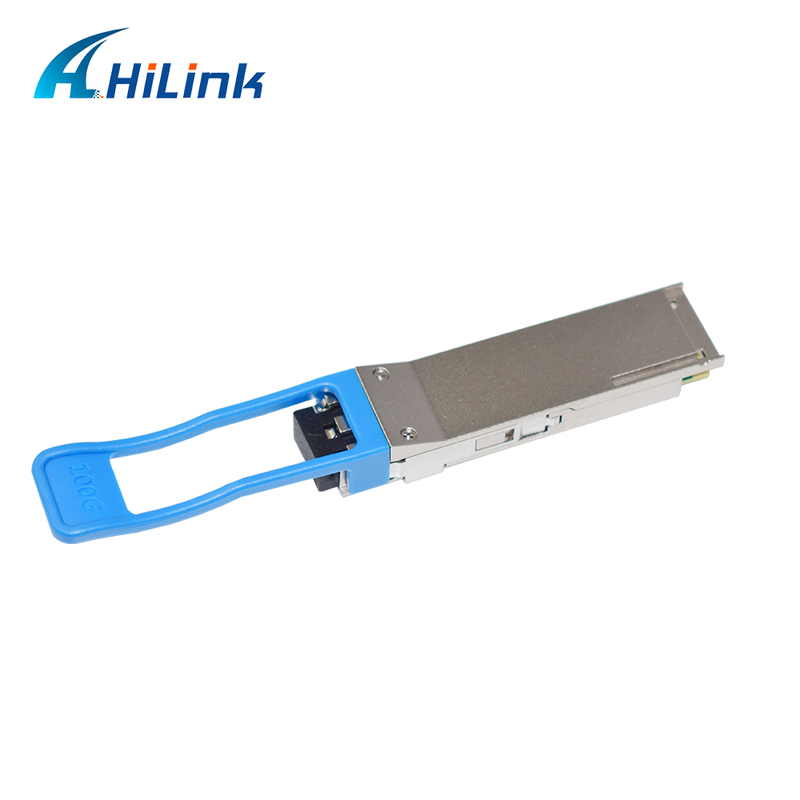 Module émetteur-récepteur optique QSFP28 LR4 100 Gb/s 20KM enfichable à chaud Connecteur LC duplex monomode Conforme RoHS