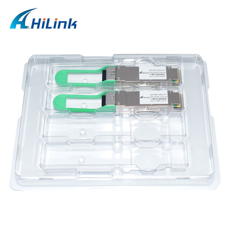 HL-QSFP28-100G-80 100Gb/s QSFP28 BiDi 80km Transcepteur à chaud connecteur LC simplex branchable EML+PIN avec SOA Mode unique DDM