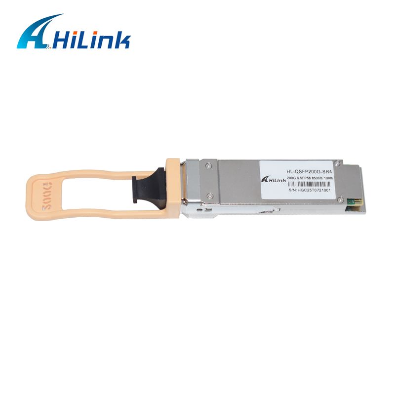 QSFP200G QSFP56 200G SR4 émetteur-récepteur optique branchable à chaud 70m@OM3 100m@OM4 FEC Single MPO12 Multimode Fiber RoHS plainte Haute vitesse pour les liaisons Ethernet 200GBASE-SR4 Centres de données
