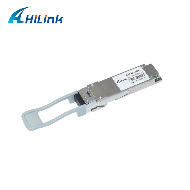 40Gb/s QSFP+ 100km Émetteur-récepteur optique branchable à chaud C Band EML APD Duplex LC Connecteur mode unique DDM RoHS Conforme à 40G Ethernet