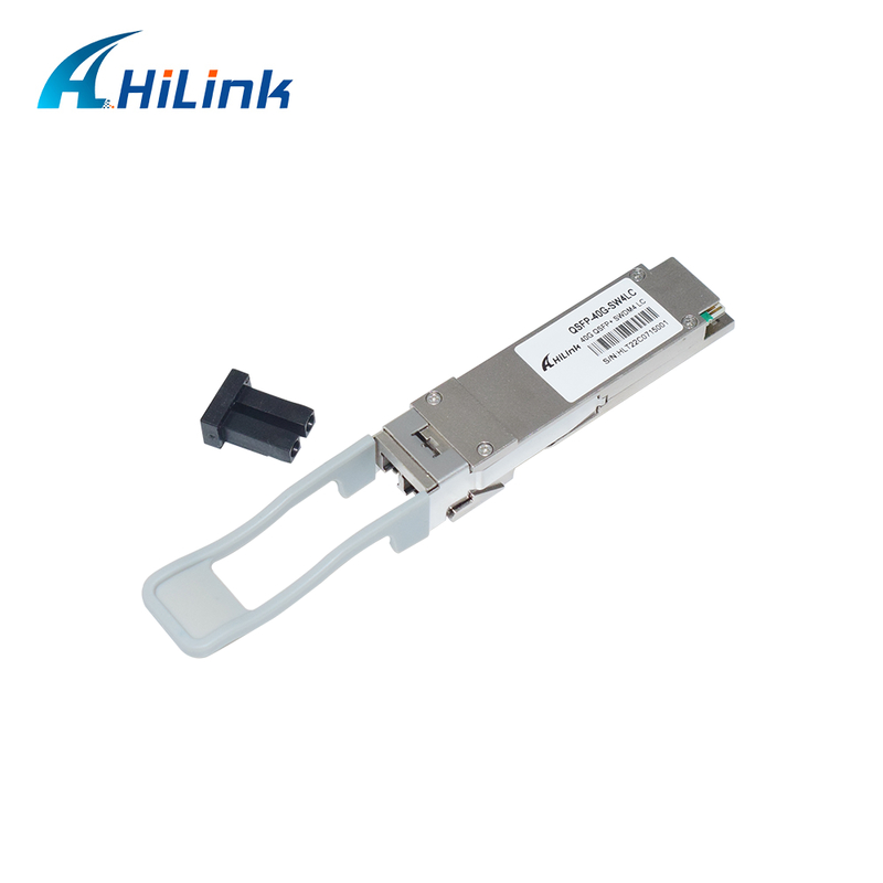 40Gb/s QSFP+ 100km Émetteur-récepteur optique branchable à chaud C Band EML APD Duplex LC Connecteur mode unique DDM RoHS Conforme à 40G Ethernet
