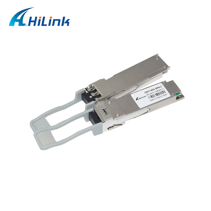 40Gb/s QSFP+ 100km Émetteur-récepteur optique branchable à chaud C Band EML APD Duplex LC Connecteur mode unique DDM RoHS Conforme à 40G Ethernet