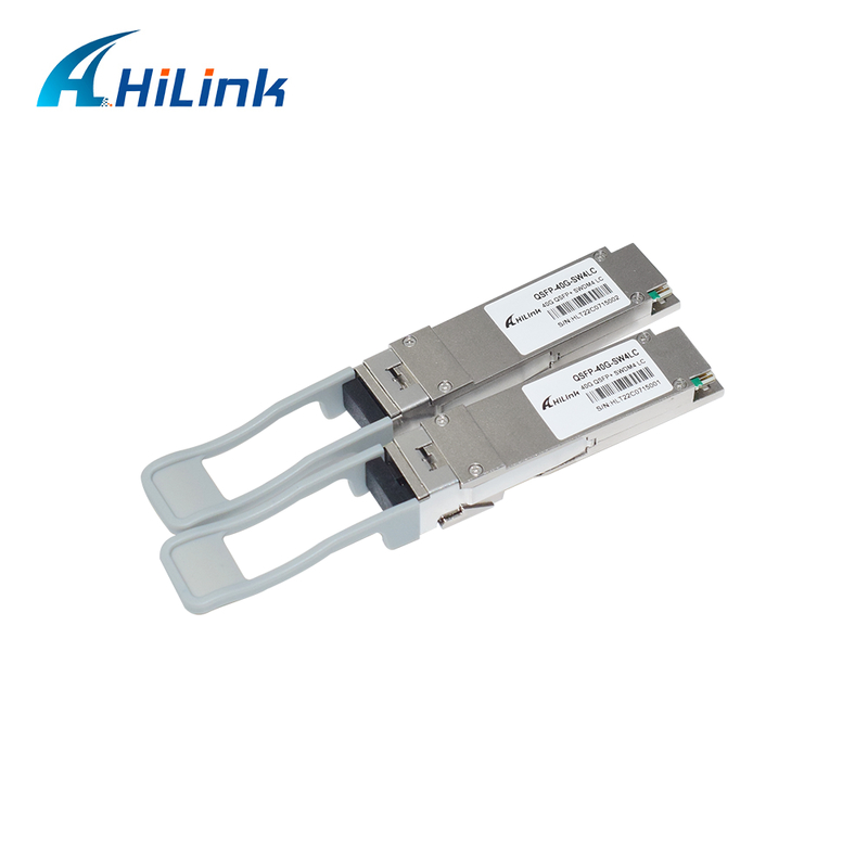 40Gb/s QSFP+ 100km Émetteur-récepteur optique branchable à chaud C Band EML APD Duplex LC Connecteur mode unique DDM RoHS Conforme à 40G Ethernet