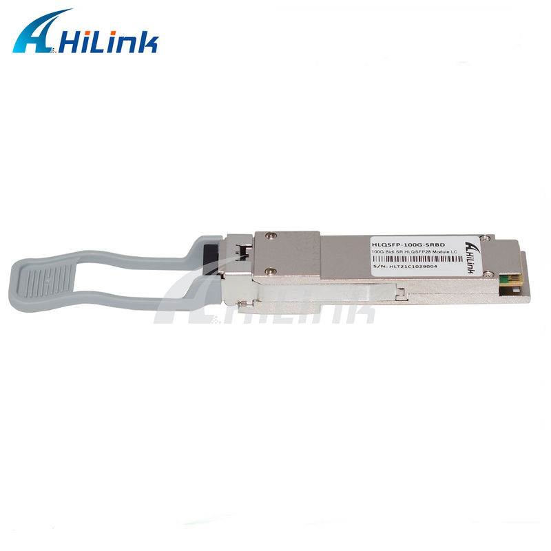 100G QSFP28 SRBD 100m Bi-Di Duplex LC enfichable à chaud 850/900nm VCSEL PAM4 2x50G Multimode