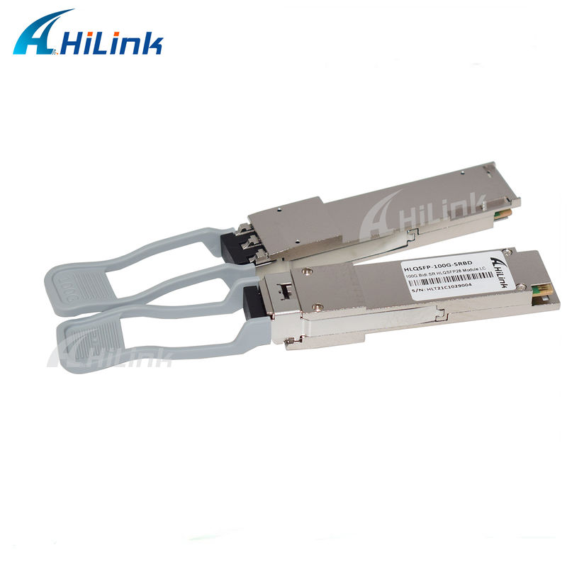 100G QSFP28 SRBD 100m Bi-Di Duplex LC enfichable à chaud 850/900nm VCSEL PAM4 2x50G Multimode