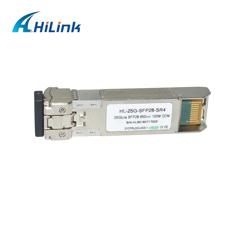 25G SFP28 SR MMF Module à fibre optique 850nm 100m Transcepteur optique GBIC Température industrielle
