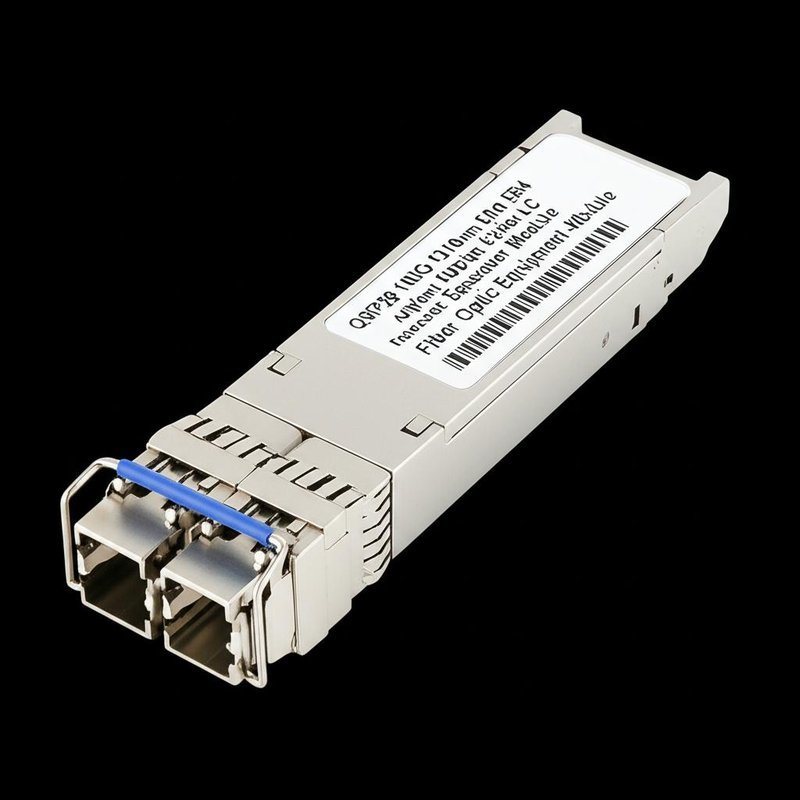 Module d'émetteur-récepteur optique QSFP28 100G avec portée de 40 km, faible consommation d'énergie (< 4,5 W) et conformité RoHS 6/6 pour les centres de données